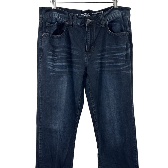Urban Pipeline Relaxed‎ Fit Straight Leg Blue Denim Jeans Skater Y2K Mens 34x30 - Picture 2 of 8